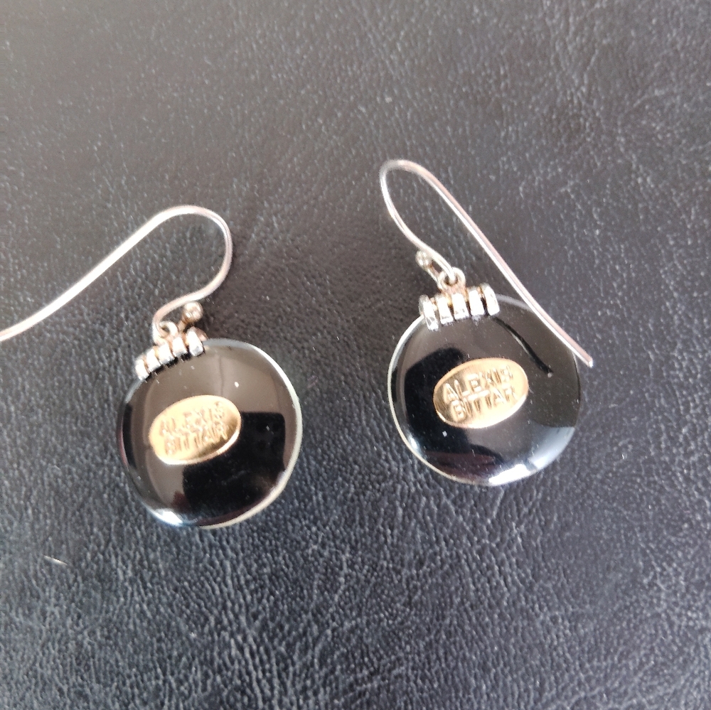 Alexis Bittar Lucite White And Silver Earrings - Picture 2 of 8